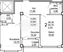 Apartament, COJUȘNA