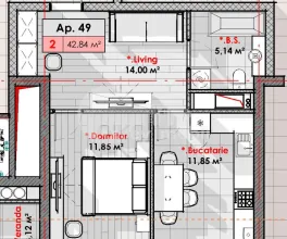 Apartament, Râșcani, CALEA MOȘILOR